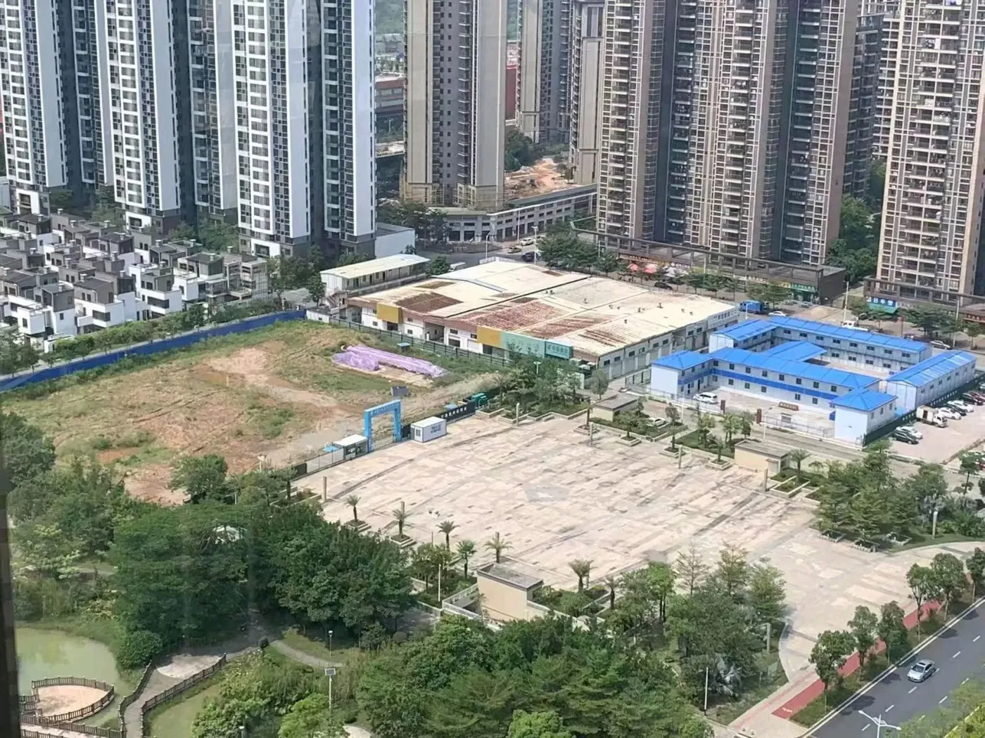 惠州市水口龙湖社区三环路边2300平米商住用地转让