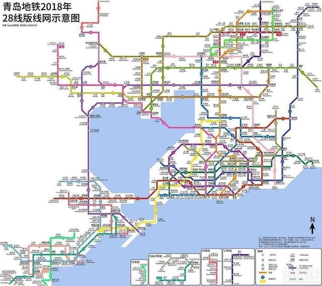 青岛地铁3号线青岛北站至双山站通车,2016年12月18日,全线开通