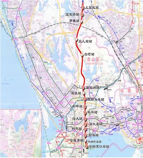 深圳地铁14号线已经曝光在布吉一带开展 正在公布生态