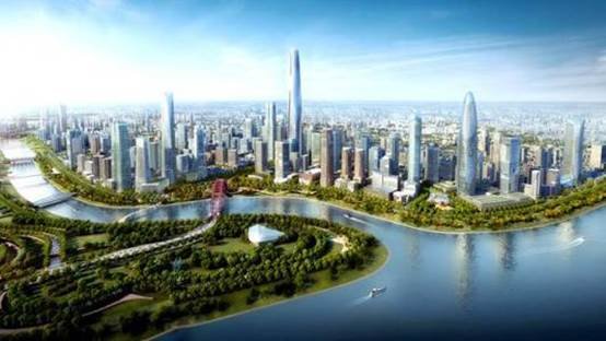 两江交汇缔造码头文化，更诞生全新的商贸文明 绿地汉正中心，复兴汉正街商业辉煌