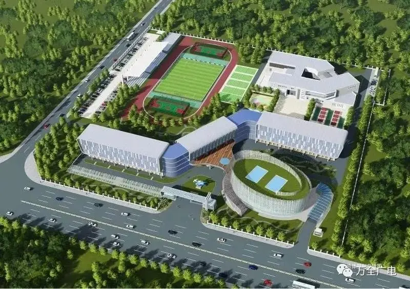 万全区第四小学举行迁址新建工程项目奠基仪式
