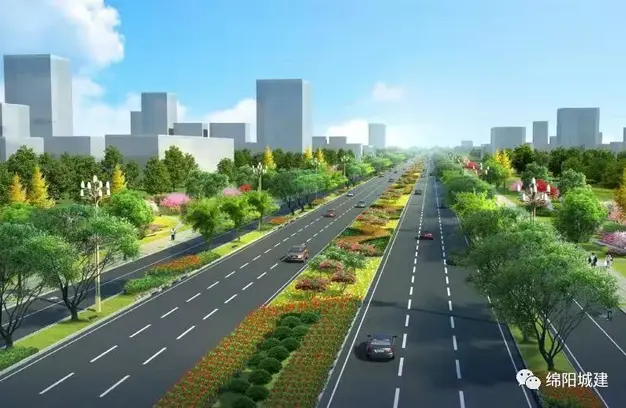 科技城大道二期道路图
