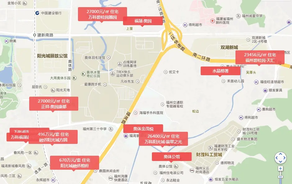 春季攻市丨仓山奥体板块探盘实记,在售项目寥寥无几,典型"僧多粥少"!