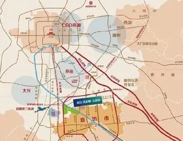 廊坊欲围绕北京新机场打造一个百万人口的微中心:空港新区