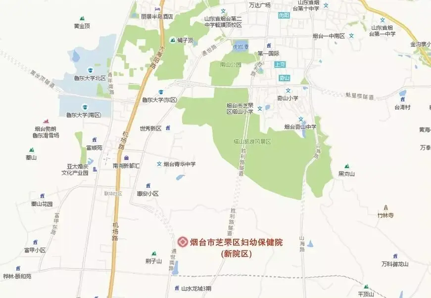 二,芝罘区妇幼保健院将搬迁,新院区2019年11月投入使用 医院现地址