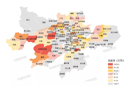 2019杭州全新板块库存地图曝光！投资拿地看过来