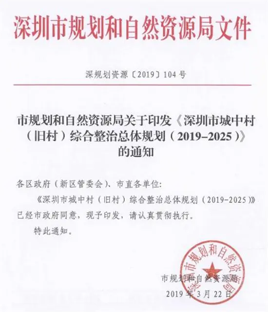 蔡屋围约267万旧改今年动工，旧改价值即将兑现！