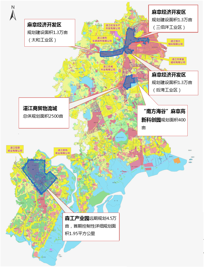 湛江市麻章区产业园区(2019-2022年)发展规划