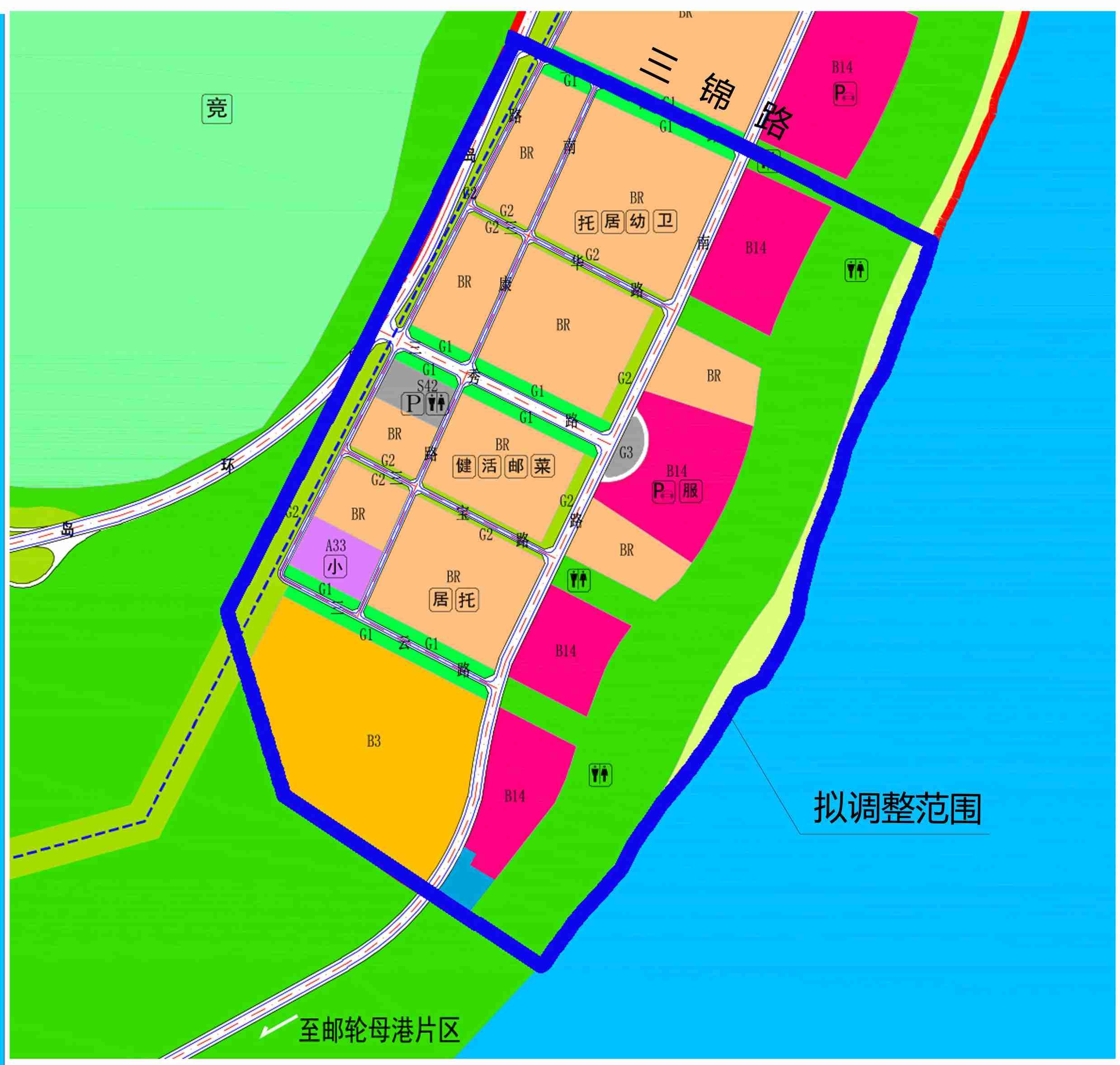 湛江市南三岛东部滨海旅游度假区片区地块调整公示：调整范围面积约为2.3平方公里
