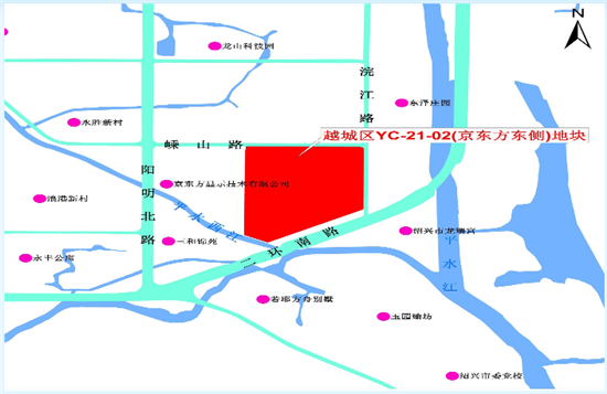 【土拍预告】起始楼面价8080.6元/㎡！越城区京东方东侧地块将于 6月28日上午9时开拍！