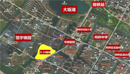 房天下发布：恒宇锦园两旁柯桥R-24地块与原会稽山黄酒厂地块“探地”报告