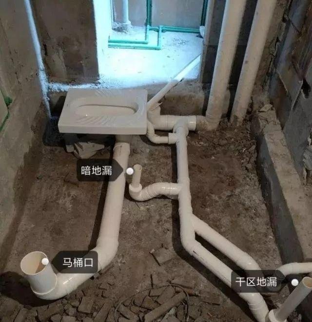 4.卫生间下水管道布置合理,有暗地漏