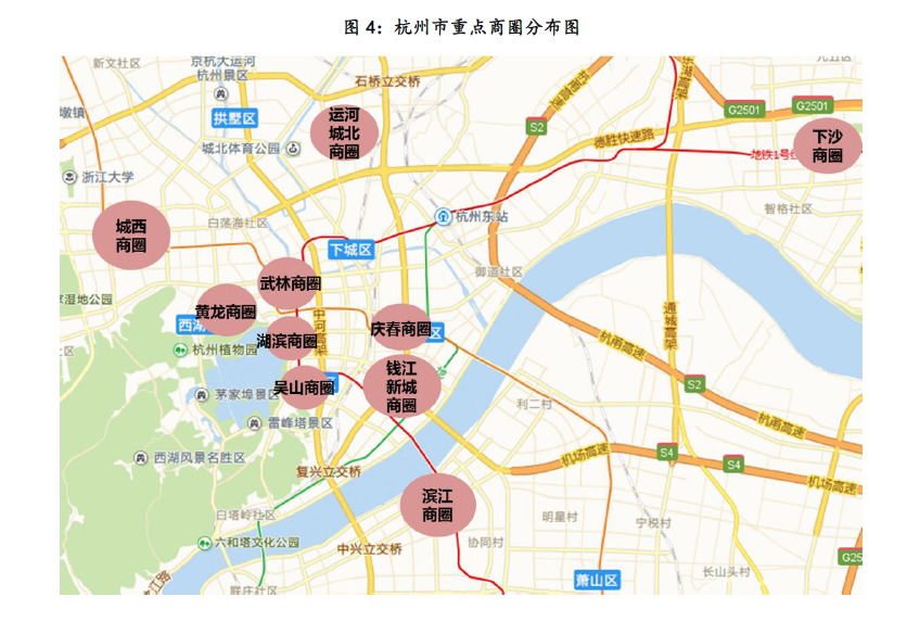杭州多中心商圈格局显现 商业需求强劲