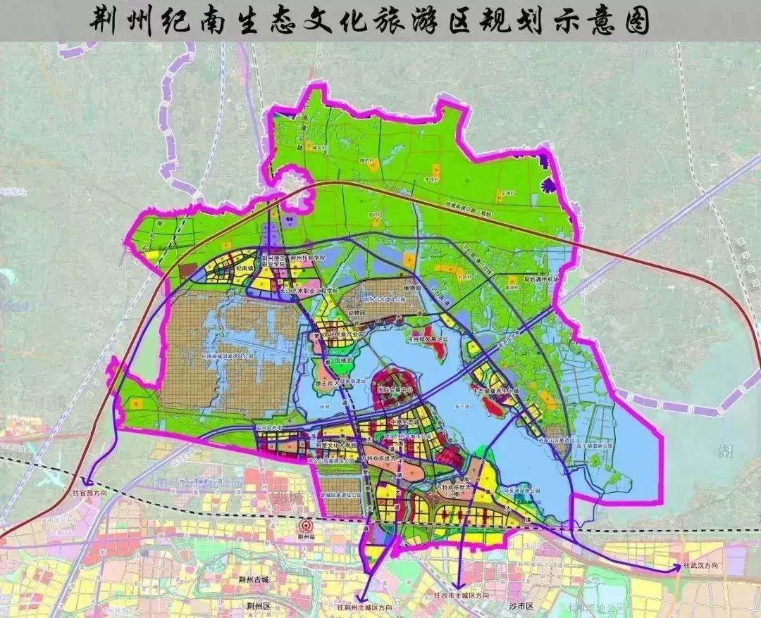 纪南文旅区规划图