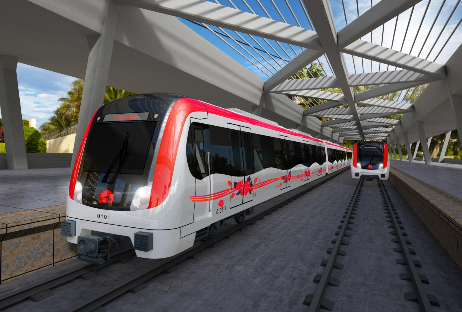 看看洛阳地铁站长啥样 地铁1号线车站及车辆初步概念设计方案公示