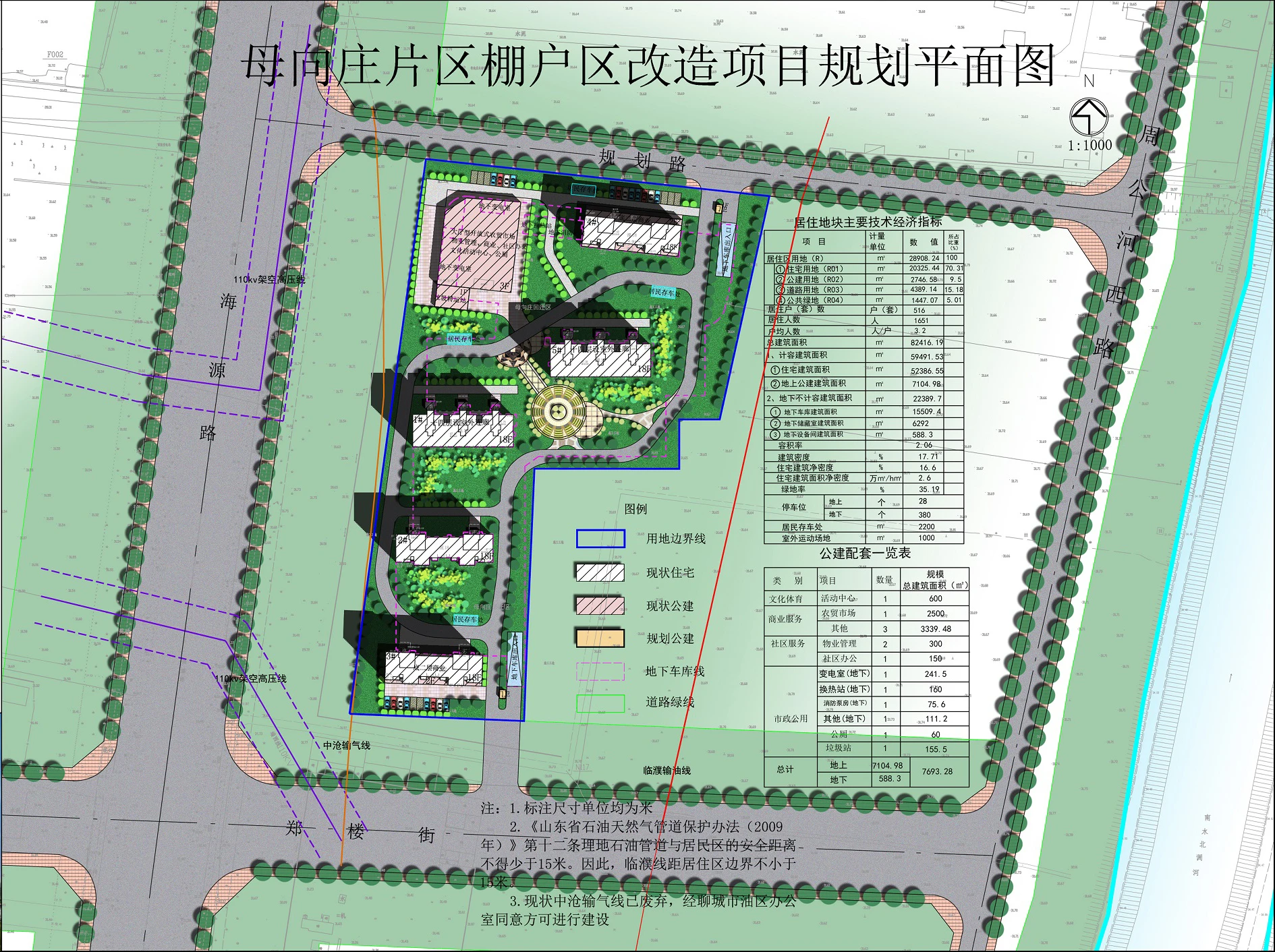 聊城三大棚户区改造项目规划公布：缤纷日月城、陈口片区、母向庄片区