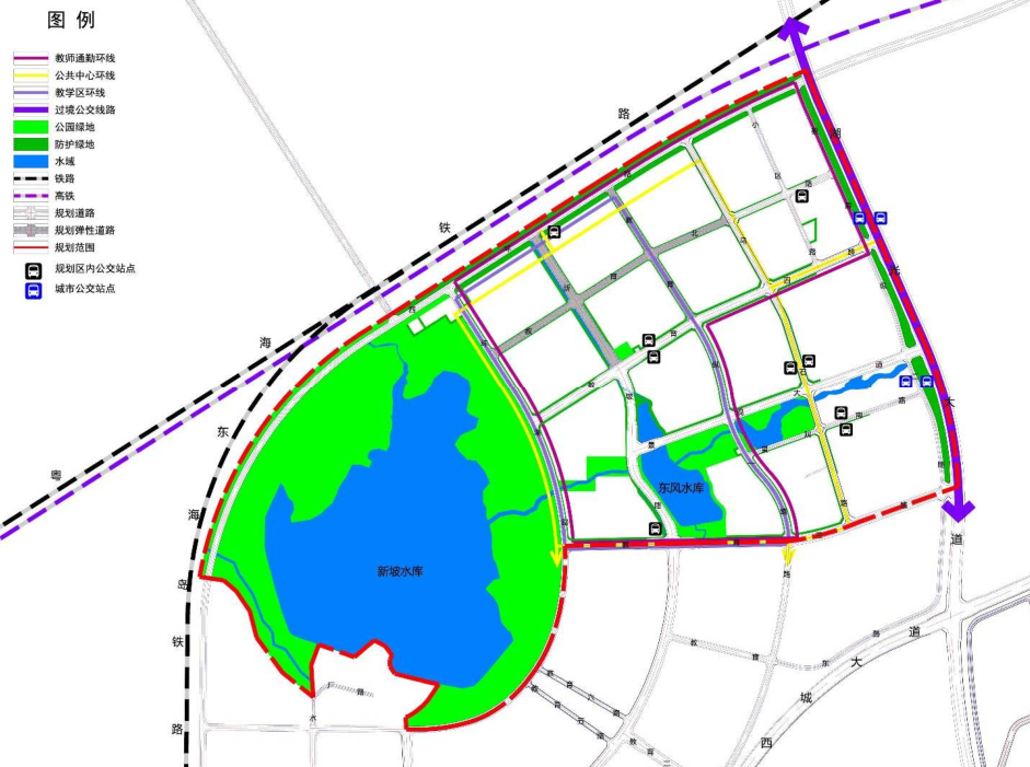 湛江教育基地二期规划批前公示：占地面积561.95万㎡ 将打造多功能教育组团