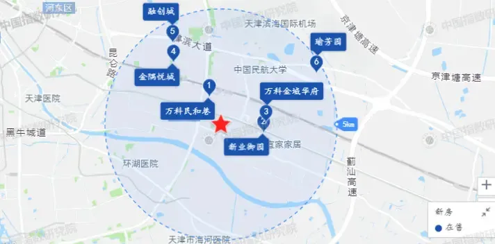 北京中建16.3亿收揽天津东丽115亩商住地,楼面价11522元/㎡