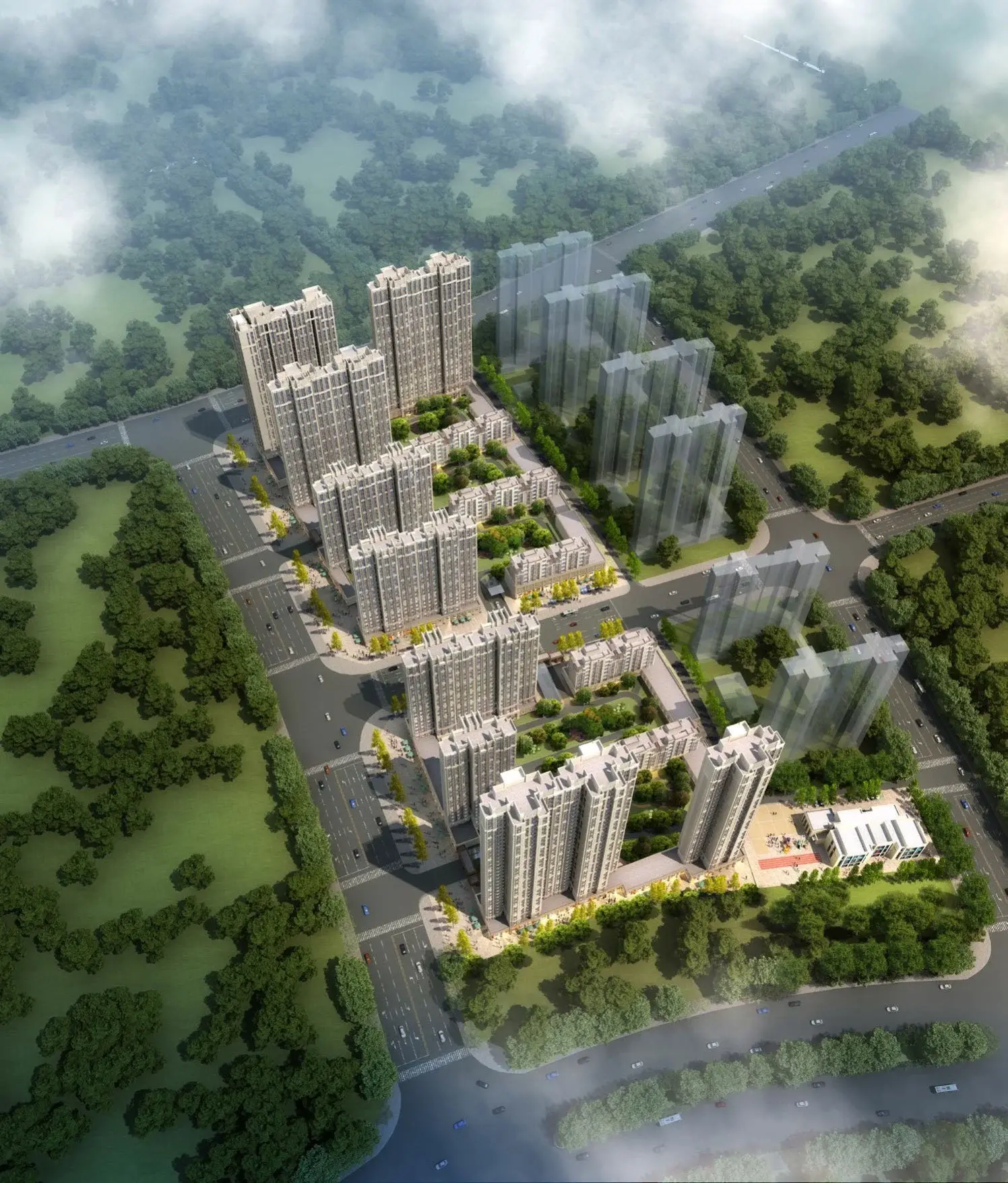 中海万锦公馆-整体鸟瞰效果图.jpg 中海万锦公馆-整体鸟瞰效果图.jpg