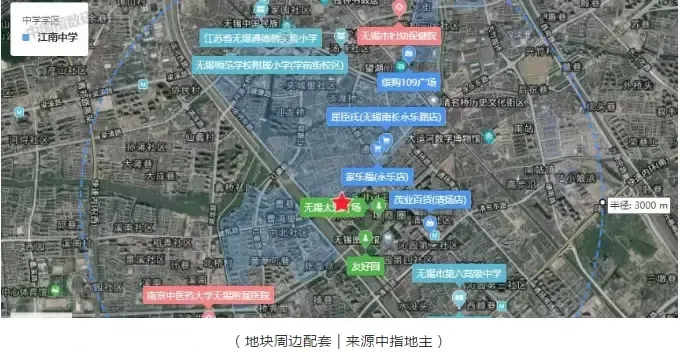 无锡主城4宗宅地揽金25.7亿！蓝城封顶+自持夺梁溪宅地