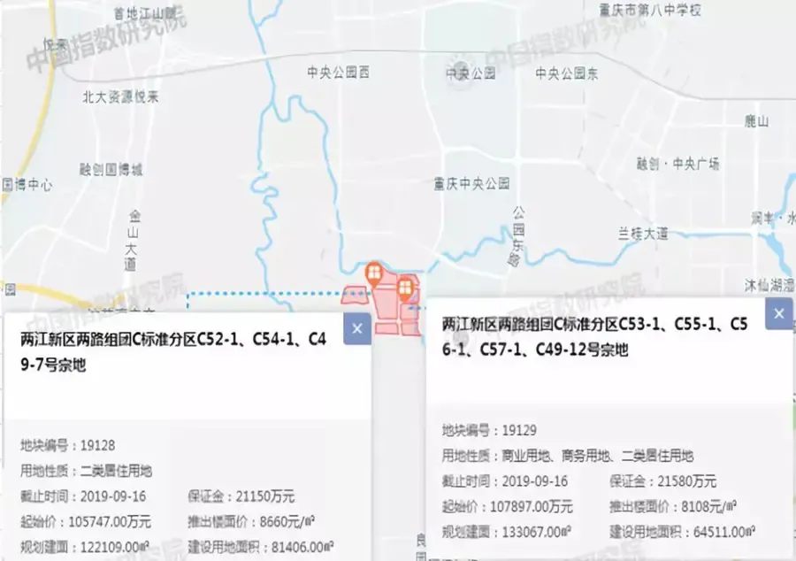 重庆土拍入秋转凉！中止、底价现象共存，保利、香港置地瓜分中央公园2宗宅地