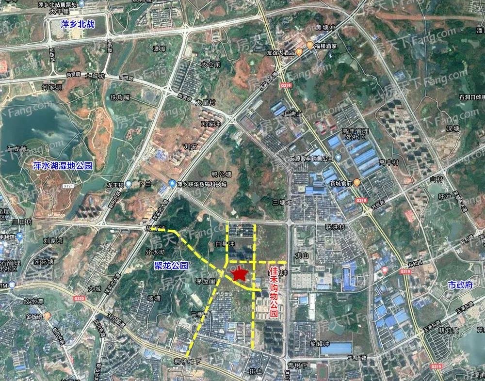 萍乡进账2亿！万投置业拍下佳禾购物公园旁102亩住宅用地