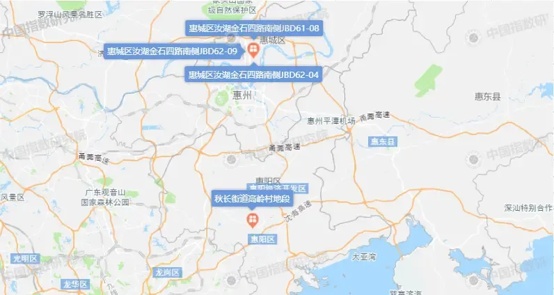 惠州4宗宅地出让2宗流拍，金辉、中交地产联合体各落一子