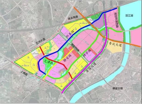 双江湖科教园区部分道路命名方案公示