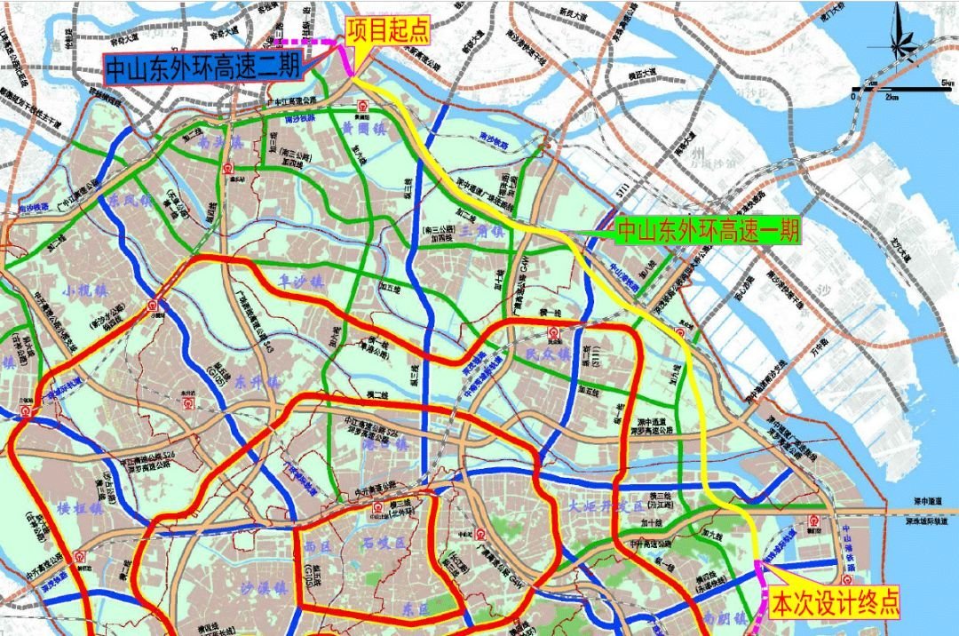 最新中山东部外环高速大调整年底动工与深中通道同步建成