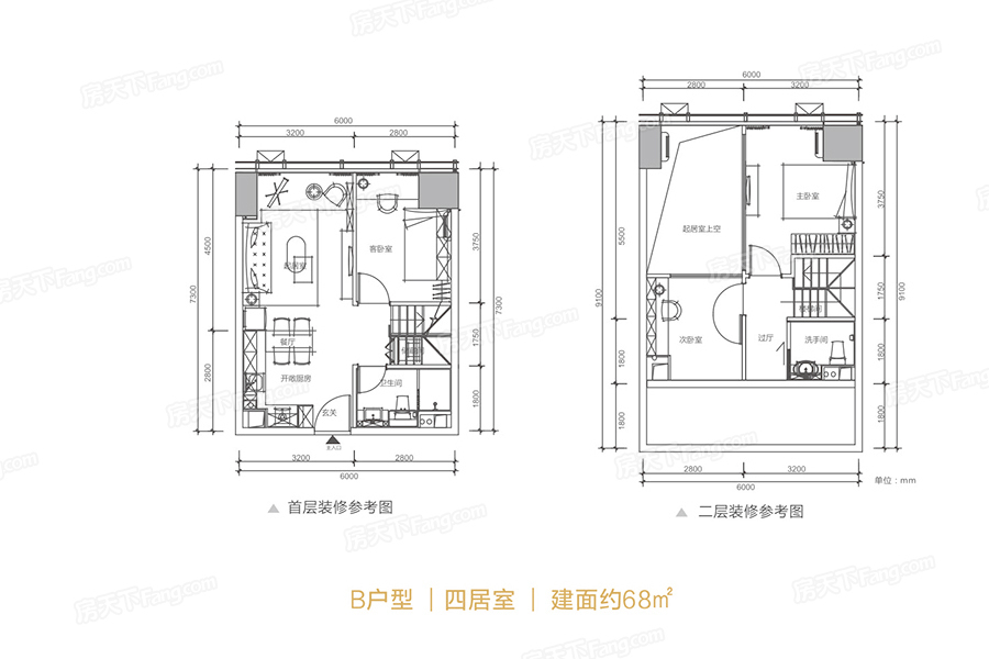 长沙网红公寓户型！快来看看这些LOFT、双钥匙公寓！