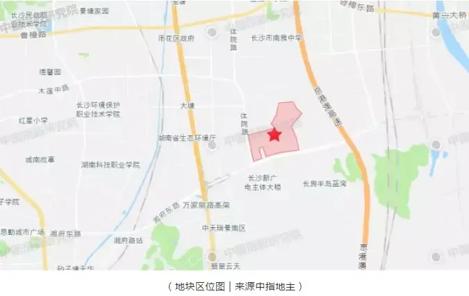 长房集团、红星地产底价分食长沙雨花区2宗地块