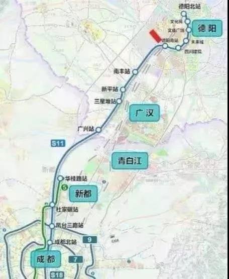 好安逸!成都至德阳市域铁路S11线计划2025年建成！