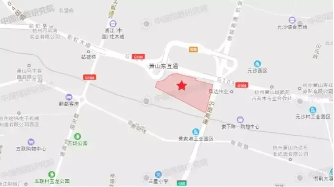 杭州地铁底价摘得杭州萧山区地铁5号线上10.65万㎡商住地