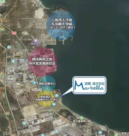 滨海核芯招商·马尔贝拉再迎区域利好 ——12万方商服地块上市，威斯汀酒店开工