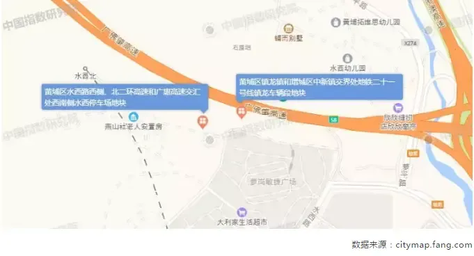 广州黄埔区挂牌2宗涉宅地块，总规划体量超73万㎡