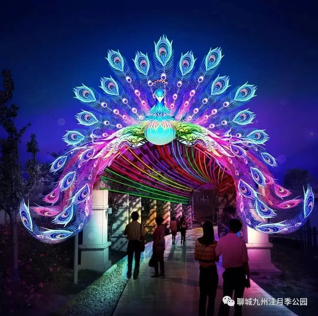 隔路观灯海 | "月季公园·自贡灯会"12月28日盛大开幕