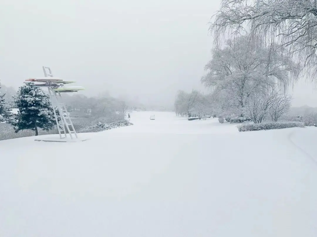 溪山悦&君山墅雪景实拍图