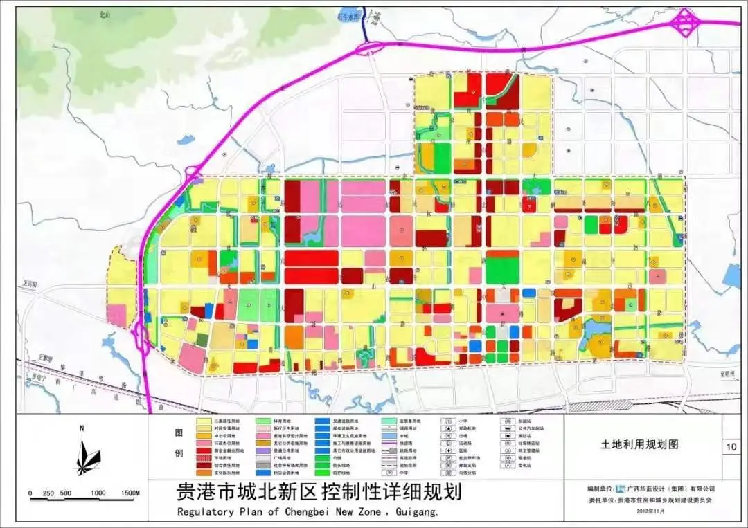 贵港城市规划于7月落地,重点向"北"发展,定位市级行政办公,文体娱乐