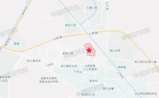 成都疫情后首拍!华侨城、五矿底价分食大邑县302.5亩宅地