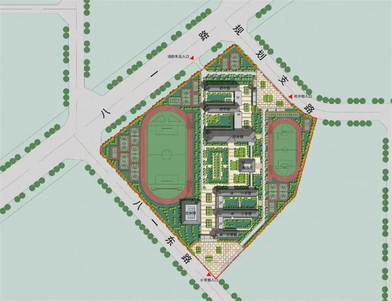 重大利好九年一贯制学校正式落地华地翡翠公园