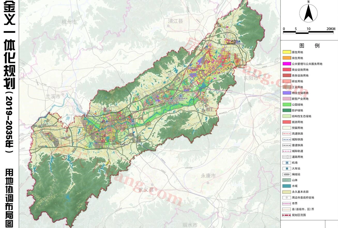 《金义一体化规划（2019-2035年）》规划批前公示，超详细记得收好！