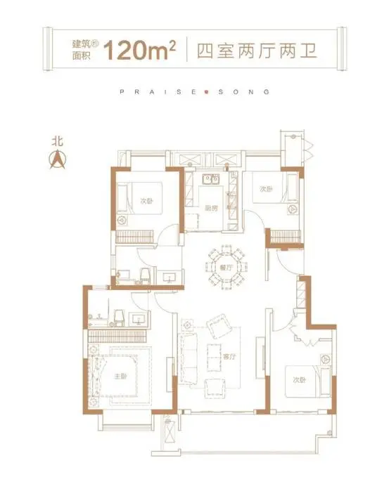 120户型图