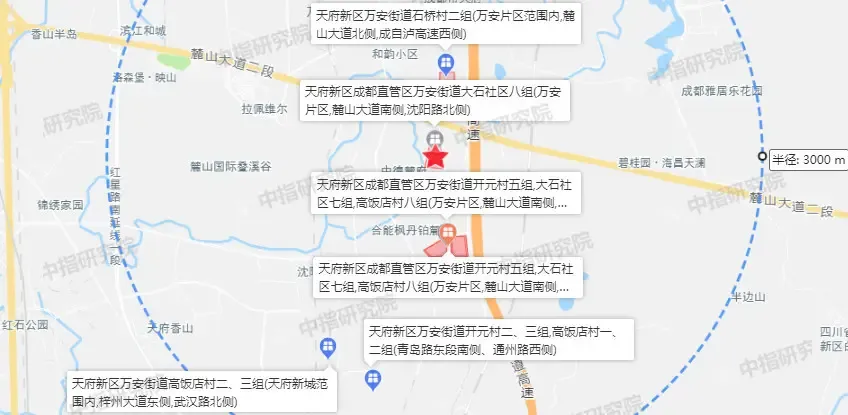 封顶价成交!成都天府新区2宗“回炉”宅地收金16亿!蓝光、佳兆业各落一子