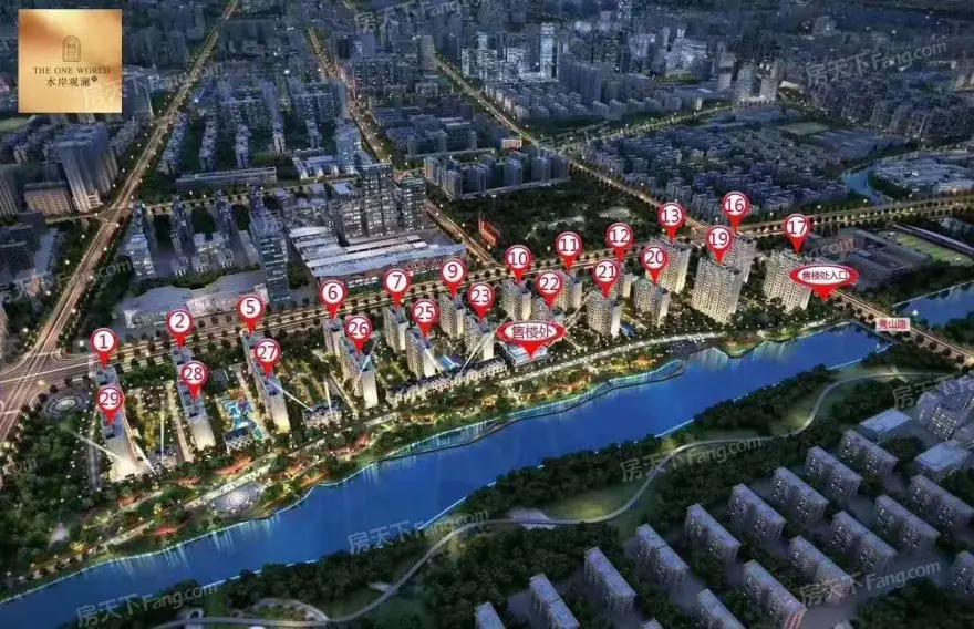 海门楼盘水岸观澜苑这期的开盘户型是东洲河一侧的户型？房型有哪些？