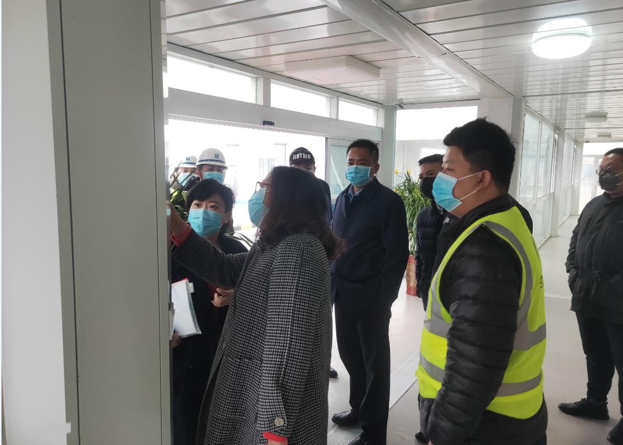 河北省防疫督导组对雍锦半岛二期项目检查督导