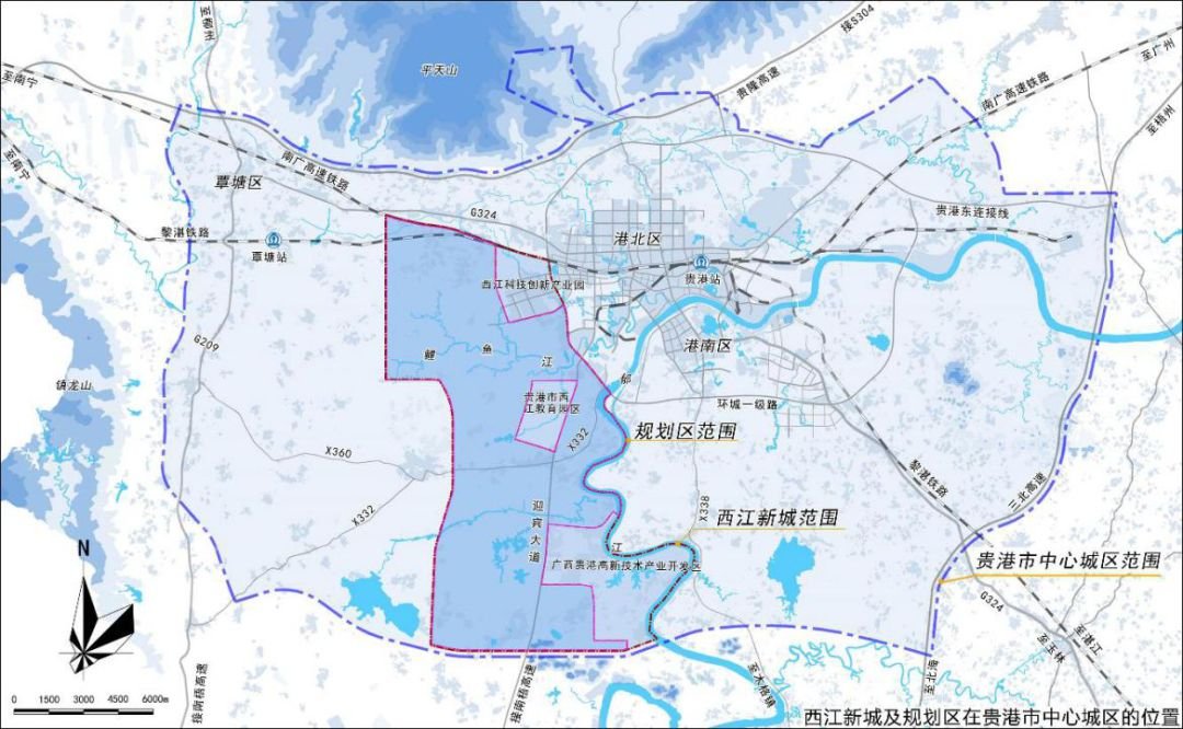 图片来源:《贵港市西江新城控制性详细规划》