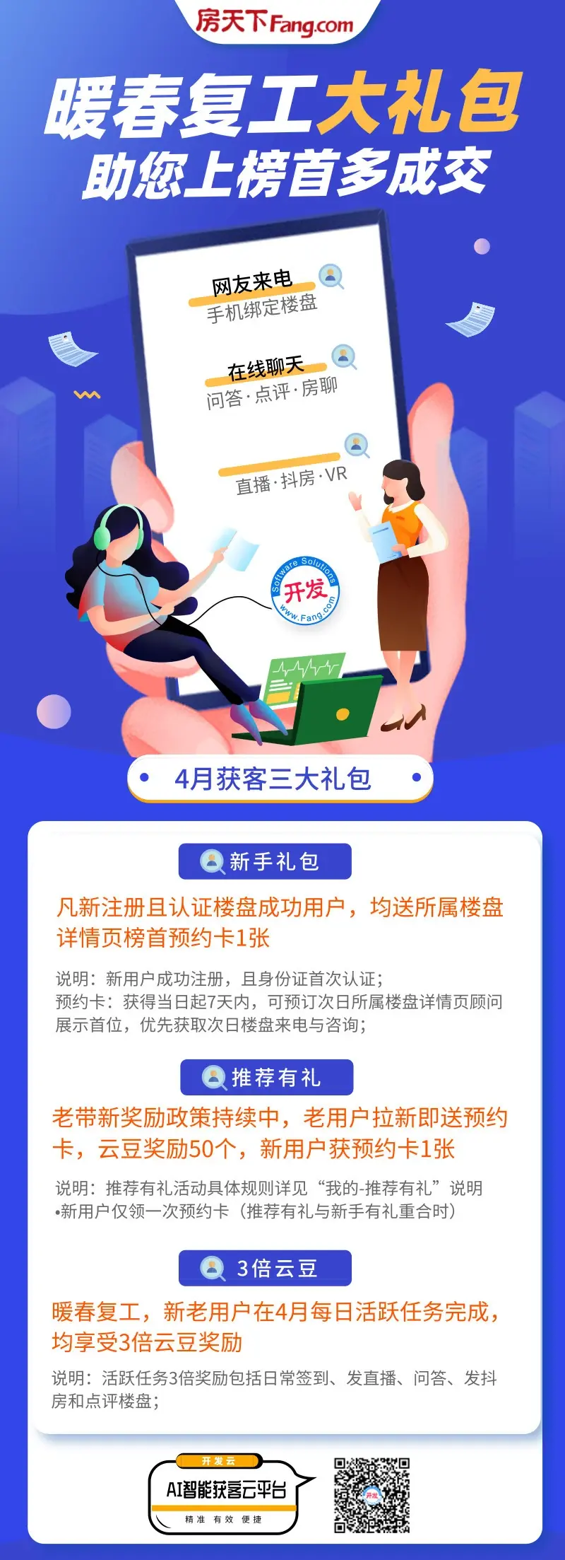 4月置业顾问暖春复工大礼包