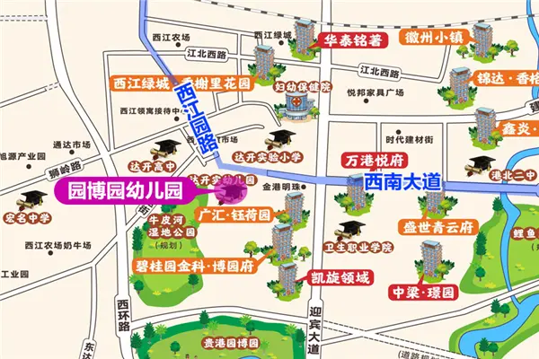 拟建12个班，贵港市园博园幼儿园项目建议书审批前公示