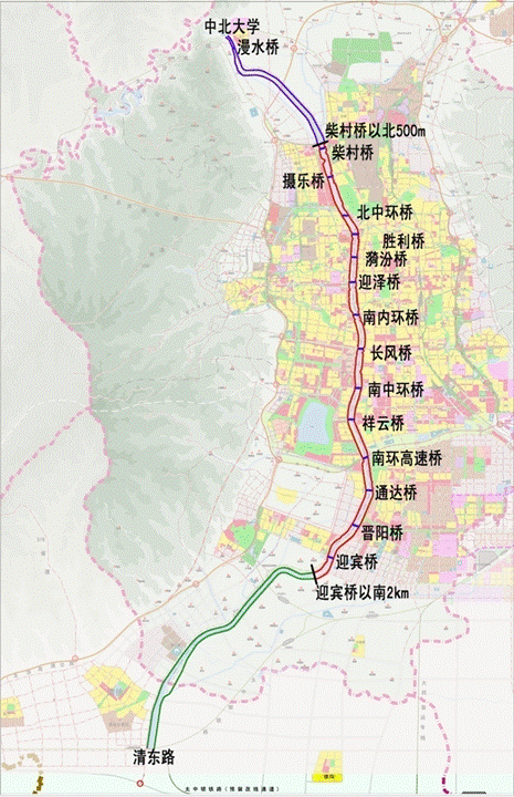 太原市滨河自行车专用道规划设计方案公示(多图)