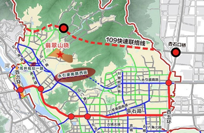 109快速路开建在即，石景山五里坨道路交通大升级！